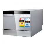 Devanti 6 Place Settings Benchtop Dishwasher Sliver BDW-6-02A-SI