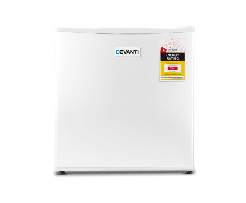 Devanti 48L Portable Mini Bar Fridge White BF-48L-WH