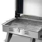 Grillz Portable Gas BBQ Grill Heater PGB-1B-HP-SS-A