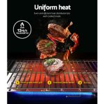 Grillz Portable Gas BBQ Grill Heater PGB-1B-HP-SS-A