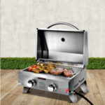 Grillz Portable 2 Burner Gas BBQ PGB-2B-SS