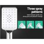 Cefito WELS 8'' Rain Shower Head Set Square Handheld High Pressure Wall Chrome SHOWER-A2-SQ-8-SI