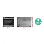 Devanti 6 Trays Commercial Food Dehydrator Stainless Steel Fruit Dryer FD-E-306-SS