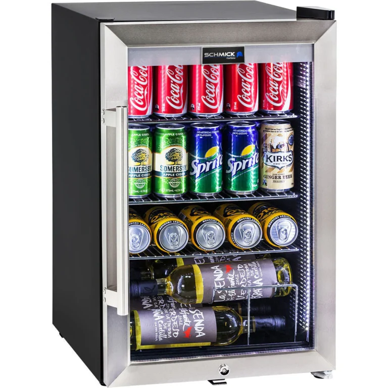 Schmick 70L Triple Glazed Glass Door Bar Fridge HUS-SC70-SS