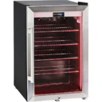 Schmick 70L Double Glazed Glass Door Bar Fridge HUS-SC70-SS
