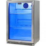Schmick 118L Stainless Steel Bar Fridge With Heated Glass and Triple Glazing SK118L-SS