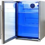Schmick 118L Stainless Steel Bar Fridge With Heated Glass and Triple Glazing SK118L-SS