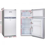 Glacio 100L Portable Bar Fridge Freezer Cooler 12V/24V/240V Caravan PFN-F-100L
