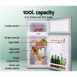 Glacio 100L Portable Bar Fridge Freezer Cooler 12V/24V/240V Caravan PFN-F-100L