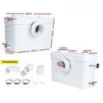 Automatic Macerator Sewage Waste Pump 600W Flush Toilet Shower Sink Bathroom PUMP-MAC-600