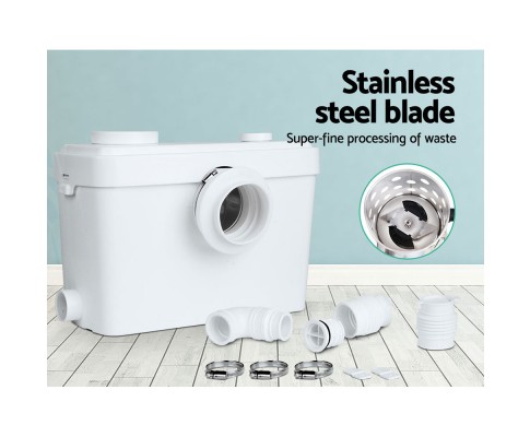 Automatic Macerator Sewage Waste Pump 600W Flush Toilet Shower Sink Bathroom PUMP-MAC-600
