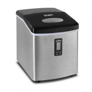 Devanti 3.2L Stainless Steel Portable Ice Cube Maker IM-ZB12S-SS
