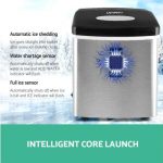Devanti 3.2L Stainless Steel Portable Ice Cube Maker IM-ZB12S-SS