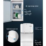 Devanti 22L Water Cooler Dispenser Hot Cold Taps Purifier Filter Replacement WD-5312-22BP-2FT-WH