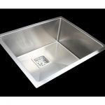 550x455mm Handmade 1.5mm Stainless Steel Undermount / Topmount Kitchen Sink with Square Waste V63-817893