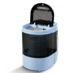 Devanti 3KG Mini Portable Washing Machine Shoes Wash Top Load Spin Camp Caravan PWM-S-30-BK