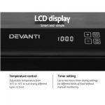 Devanti 6 Tray Food Dehydrators Commercial Beef Jerky Maker Fruit Dryer Black FD-E-363-ST-BK