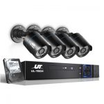 UL Tech 1080P 8 Channel HDMI CCTV Security Camera with 1TB Hard Drive CCTV-8C-4B-BK-T