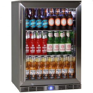 Rhino 138L Outdoor Bar Fridge Keeping Beers Cold In 40°C Temperatures GSP1H-SS
