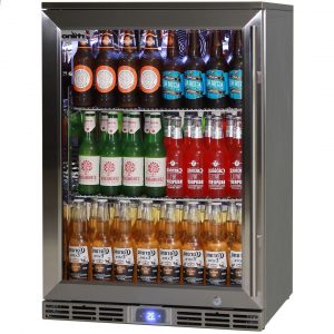 Rhino 138L Outdoor Bar Fridge Keeping Beers Cold In 40°C Temperatures GSP1HL-SS