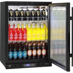 Rhino SG1R-B 129L Black Commercial Glass Door Bar Fridge Energy Efficient