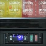 Rhino SG1R-B 129L Black Commercial Glass Door Bar Fridge Energy Efficient