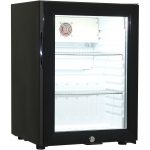 Schmick SK40-B Glass Door Mini Bar Accommodation Fridge Quiet Running With Shallow Depth