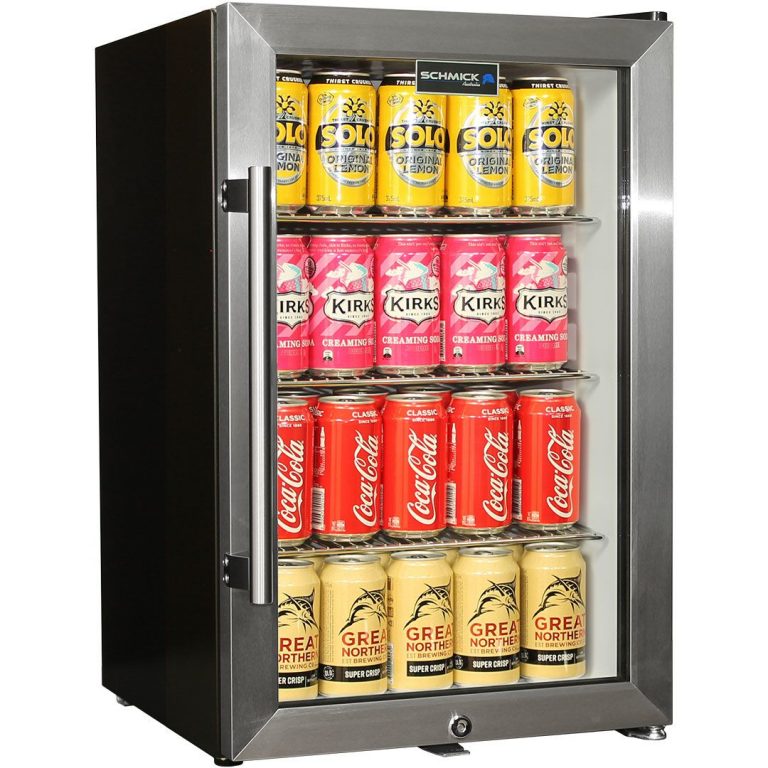 Schmick 70L Tropical Glass Door Mini Bar Fridge EC68-SSH