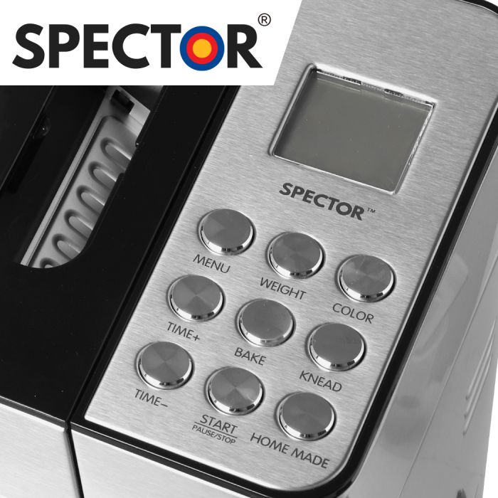 Spector Bread Maker Machine Non Stick Mixer Paddle Kneading Blade Baker Stainless Steel BM2001-SL