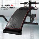 PowerTrain Inclined Sit up bench with Resistance bands wbd-103