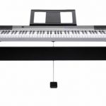 Karrera 88 Keys Electronic Keyboard Piano with Stand Silver ekb-chj-88-sl