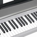 Karrera 88 Keys Electronic Keyboard Piano with Stand Silver ekb-chj-88-sl