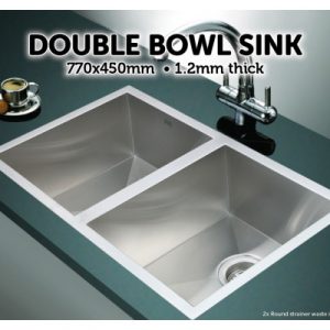 770 x 450mm Stainless Steel Sink V63-770065
