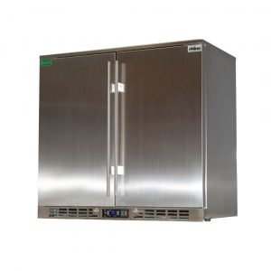 Rhino Stainless Steel 2 Door All Stainless Steel Bar Fridge SG2H-SD
