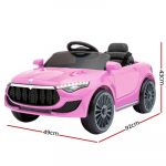 Rigo Kids Ride On Car Battery Electric Toy Remote Control Pink Cars Dual Motor RCAR-MASRT-S-PK