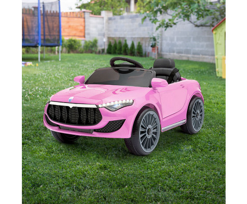 Rigo Kids Ride On Car Battery Electric Toy Remote Control Pink Cars Dual Motor RCAR-MASRT-S-PK