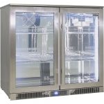 Rhino ENVY Outdoor Bar Fridge Coldest Beer 43ºC+ Best Alfresco 316 Marine Grade Stainless Quiet With No Condensation ENV2H-SS