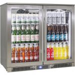 Rhino ENVY Outdoor Bar Fridge Coldest Beer 43ºC+ Best Alfresco 316 Marine Grade Stainless Quiet With No Condensation ENV2H-SS