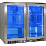 Rhino ENVY Outdoor Bar Fridge Coldest Beer 43ºC+ Best Alfresco 316 Marine Grade Stainless Quiet With No Condensation ENV2H-SS