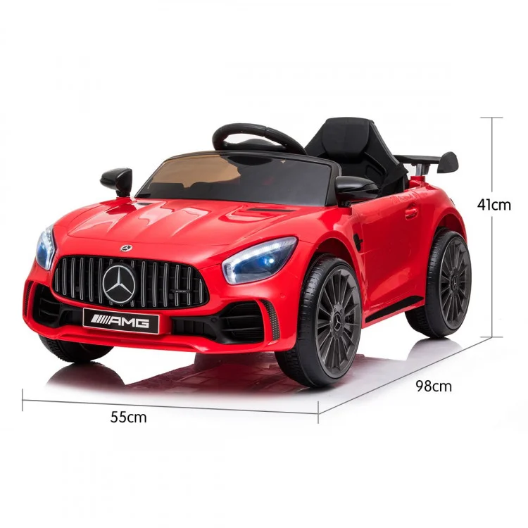 Mercedes Benz Licensed Kids Electric Ride On Car Remote Control Red car-gtr-rd