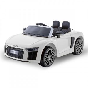 R8 Spyder Audi Licensed Kids Electric Ride On Car Remote Control White car-spd-wh