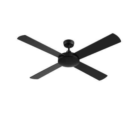 Devanti 52'' Ceiling Fan with Remote - Black CF-B-52NL-BK