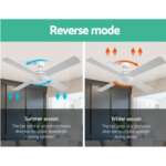 Devanti 52'' Ceiling Fan with Remote - White CF-B-52NL-WH