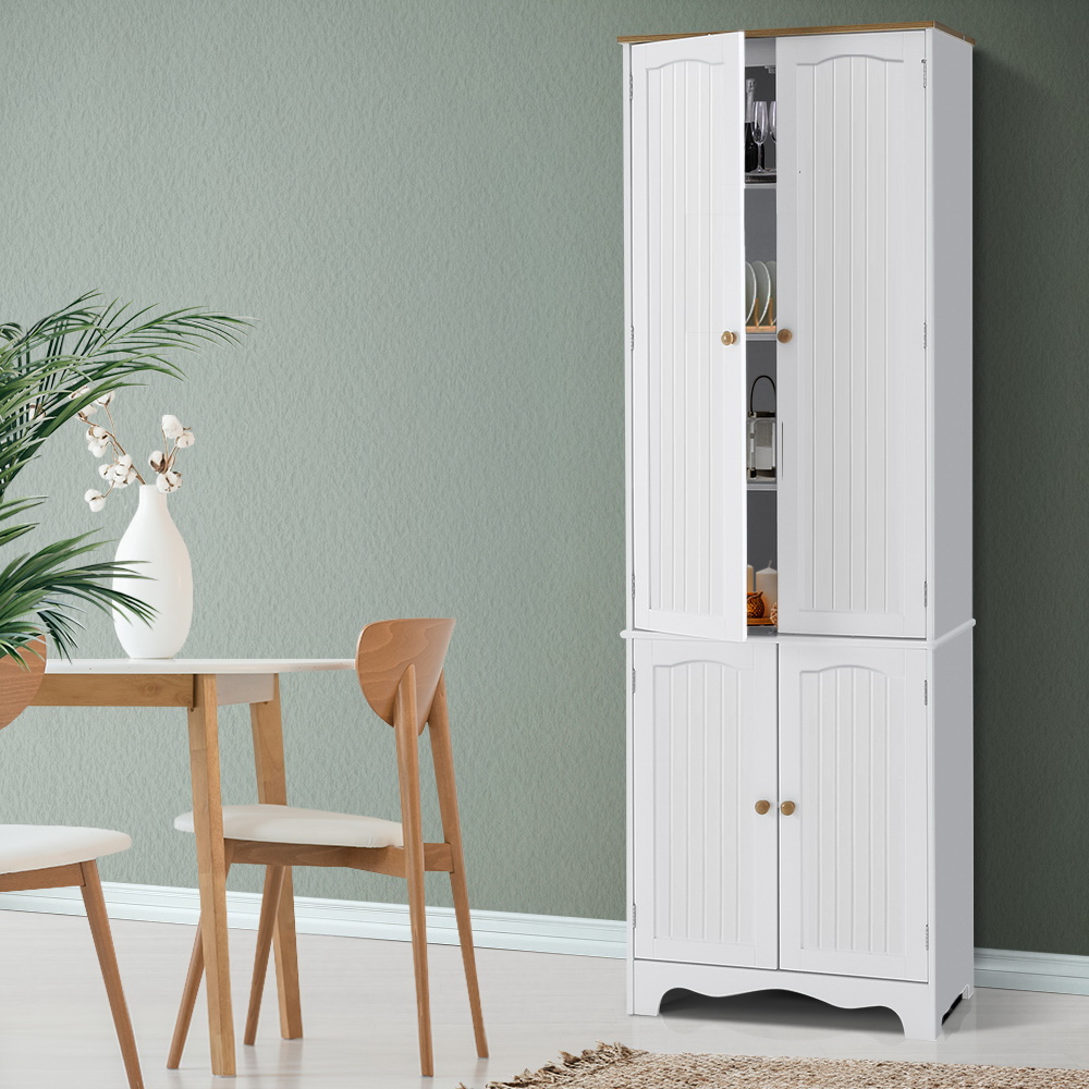 Artiss Buffet Sideboard 4 Doors - BERNE White FURNI-P-MED-01-WH-AB