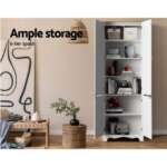 Artiss Buffet Sideboard Kitchen Cupboard Storage Cabinet Pantry Wardrobe Shelf FURNI-P-MED-01-WH-AB
