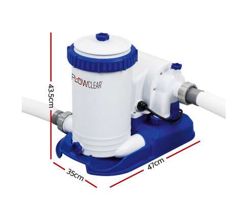 Bestway 2500 GPH Filter Pump Above Ground Swimming Pool Cleaner BW-FIL-PUMP-58391