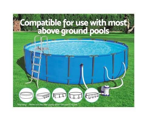 Bestway 2500 GPH Filter Pump Above Ground Swimming Pool Cleaner BW-FIL-PUMP-58391