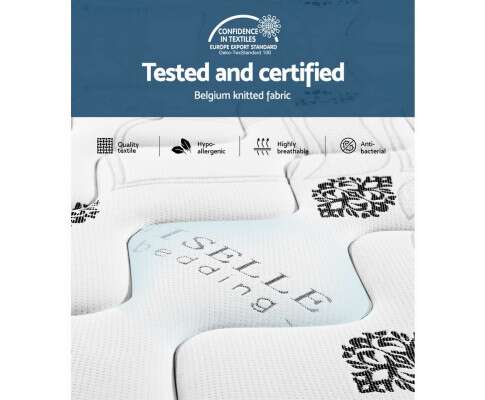 Giselle Queen Bedding Galaxy Euro Top Cool Gel Pocket Spring Mattress 35cm Thick MATTRESS-GALAXY-Q