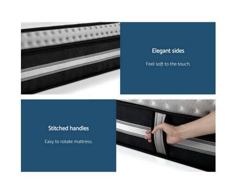 Giselle Queen Bedding Galaxy Euro Top Cool Gel Pocket Spring Mattress 35cm Thick MATTRESS-GALAXY-Q