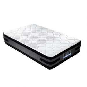 Giselle King Single Bedding Luna Euro Top Cool Gel Pocket Spring Mattress 36cm Thick MATTRESS-HOTEL-LUX-KS